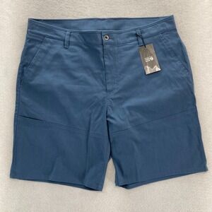 Mountain HardWear AP Shorts Mens 40 Blue Stretch Nylon‎ Utility Hiking Outdoors